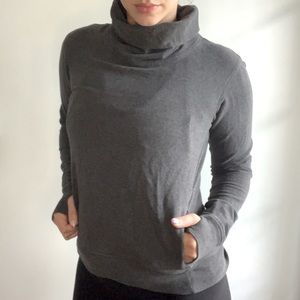 Lululemon Grey Sweater w Thumbholes